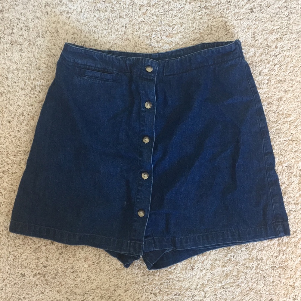 Jean skirt/skort size 12